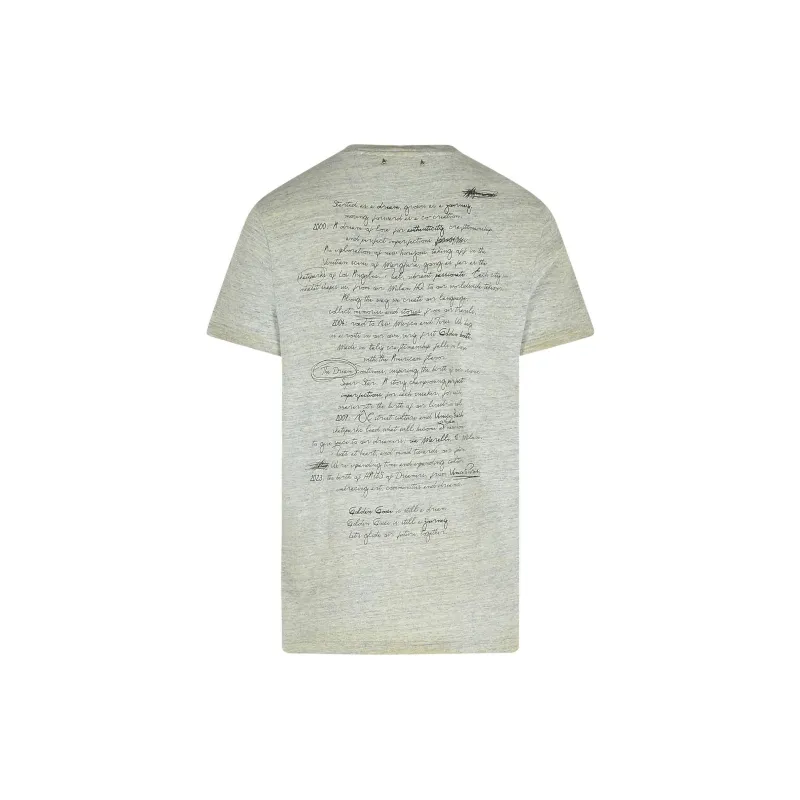 Golden Goose Handwriting Printed Crewneck T Shirt-1