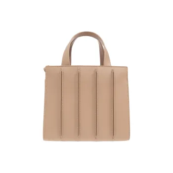 MaxMara Genuine Leather Shoulder Bag, Crossbody Bag, Handbag Women's Beige