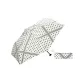 [Tri-Fold Colored Rubber]Dot Scarf Collar Ecru