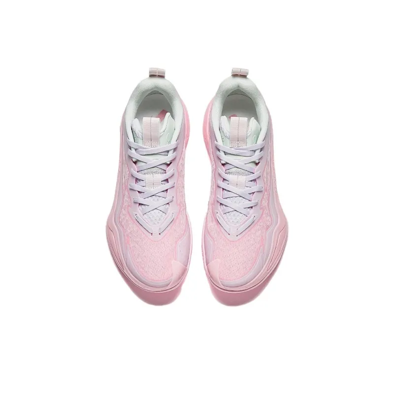 CHAOJIANTA Breathable Lightweight Rebound Low-Top Basketball Shoes Men's Pink-2