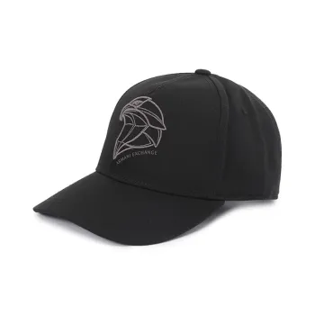 ARMANI EXCHANGEAE Cotton Baseball Caps Men's Black