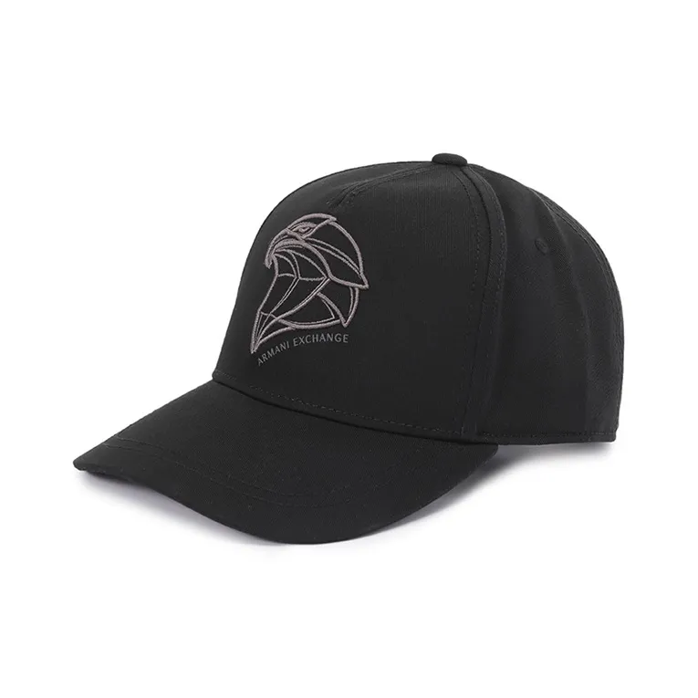 ARMANI EXCHANGEAE Cotton Baseball Caps Men's Black-0