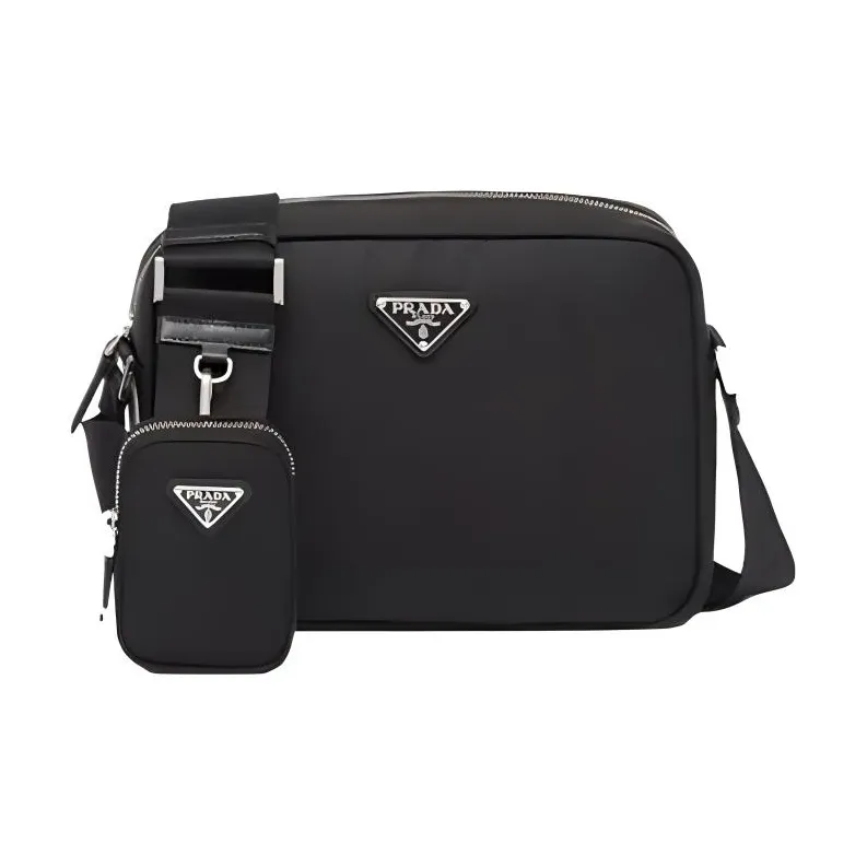 PRADA Adidas Re Nylon Shoulder Bag Black-0