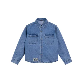 Jeep Pasture Horse Lifestyle Denim Jacket Unisex Dolphin Blue