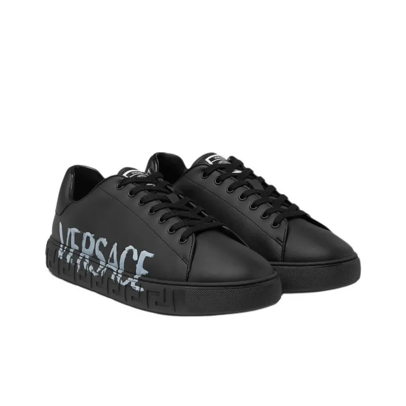 FANSIZHE Greca Low Top Skateboard Shoes Men's Black-2