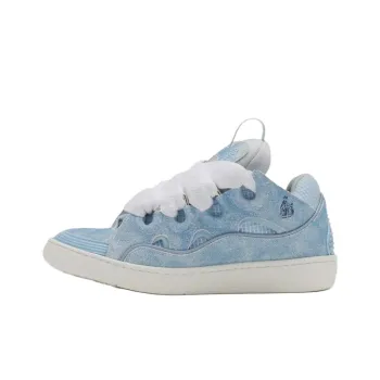 Lanvin Curb Low Top Skateboard Shoes Unisex Blue