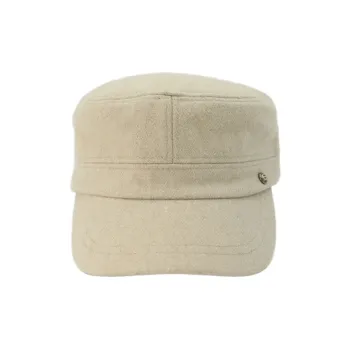 Être Par Lee 80% Wool 20% Polyamide Flat Top Military Hat Women's