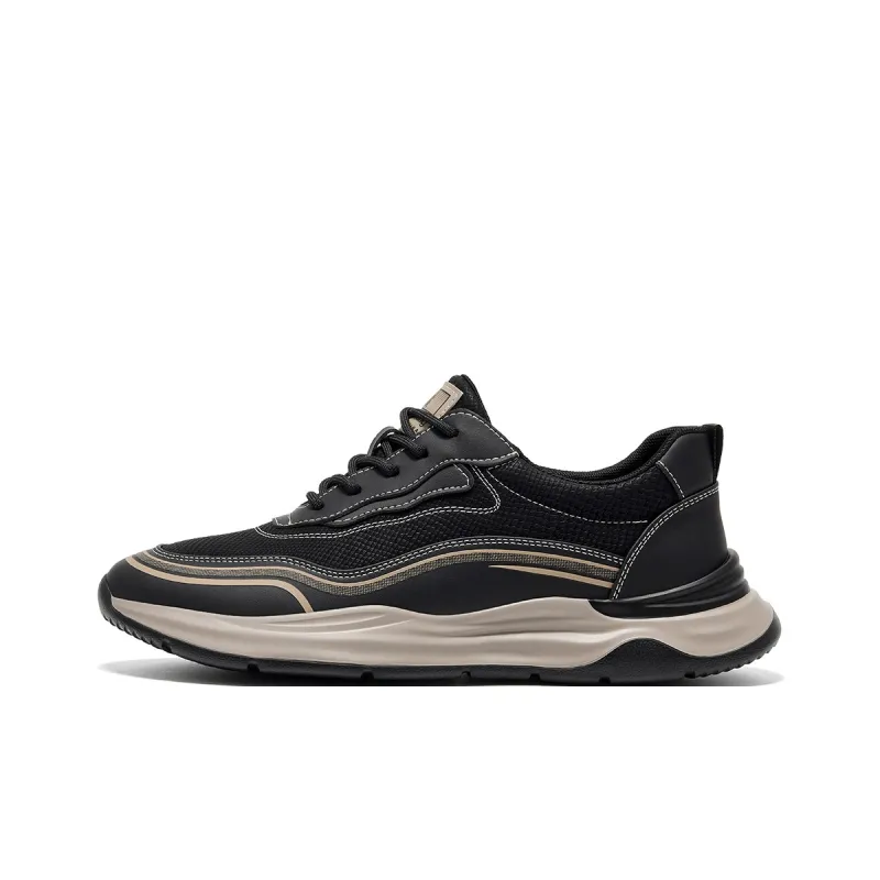 Spider King Low Top Running Shoes Men's Black-0