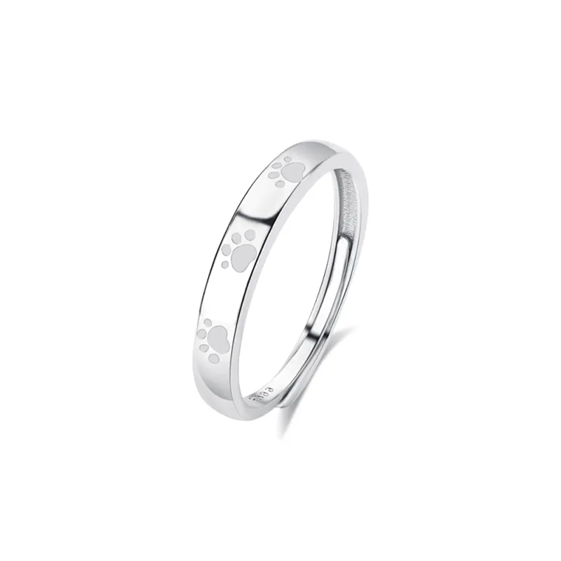 Fortune Gold Customizable Lettering Box Ring Unisex-3