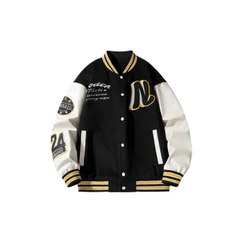ROBINHOOD Baseball Jacket Unisex Black