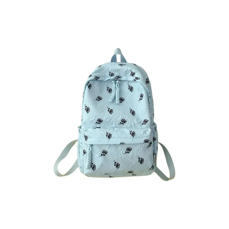 MOK Nylon Backpack Regular Women's White/Black/Pink/Green/Blue-25