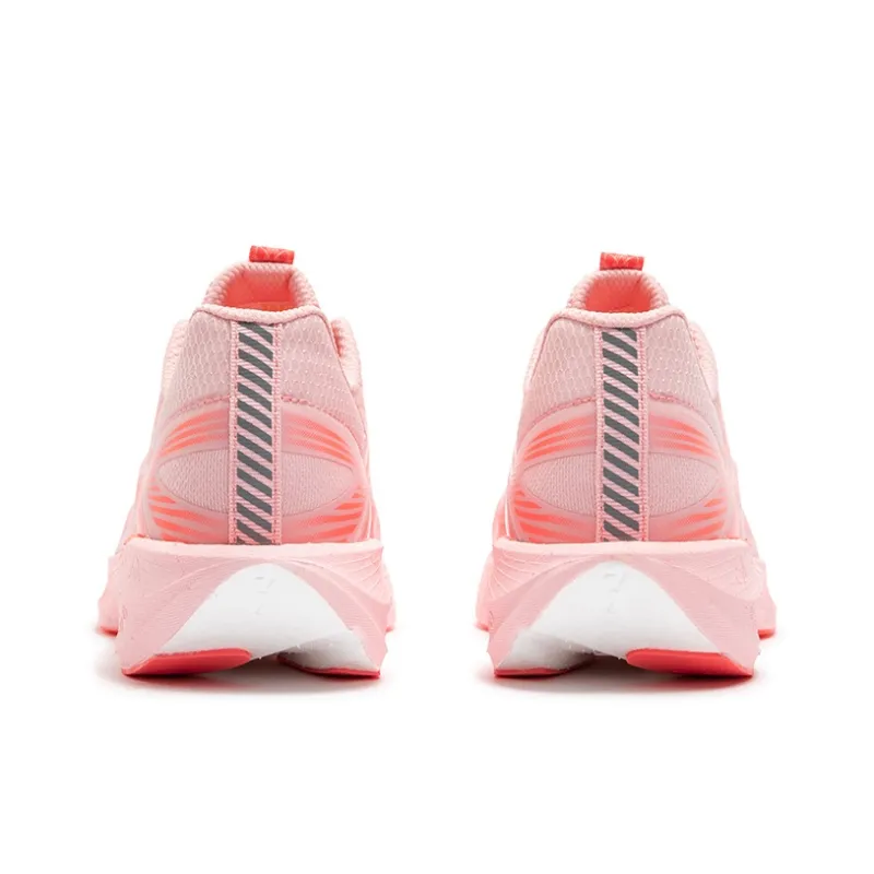 361° Cushioning, Slip Resistant, And Abrasion Resistant Low Top Training Running Shoes Unisex Fluorescent Begonia Pink-3