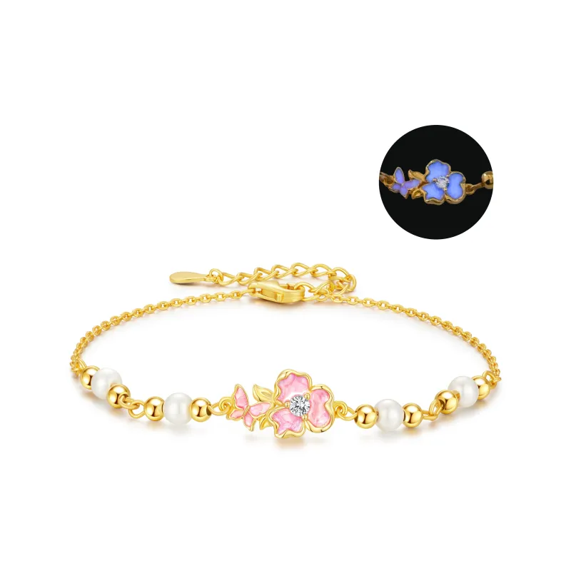 ZSY 925 Sterling Silver Bracelets Women's-0