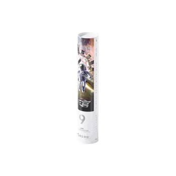 PEAK Goose Feather Shuttlecock 12 Pack Goose Feather All Round Goose Feather Shuttlecocks