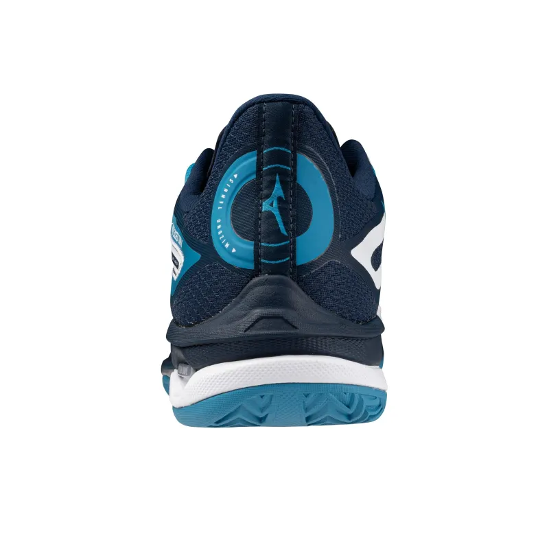 Mizuno Wave Exceed Tour 6 Low Top Tennis Shoes Unisex Blue White-3