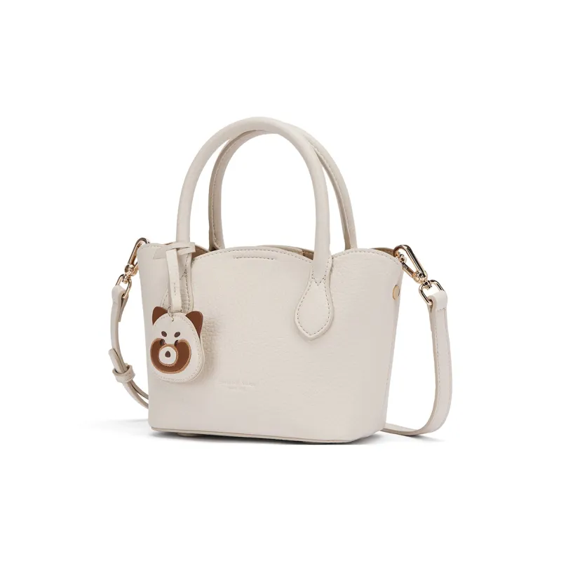 Hotwind Polyurethane Handbag Mini Women's Pink/Beige-3