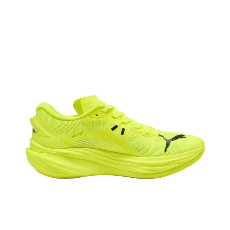 PUMA Deviate NITRO 3 Slip Resistant Breathable Low Top Running Shoes Men's Yellow-1