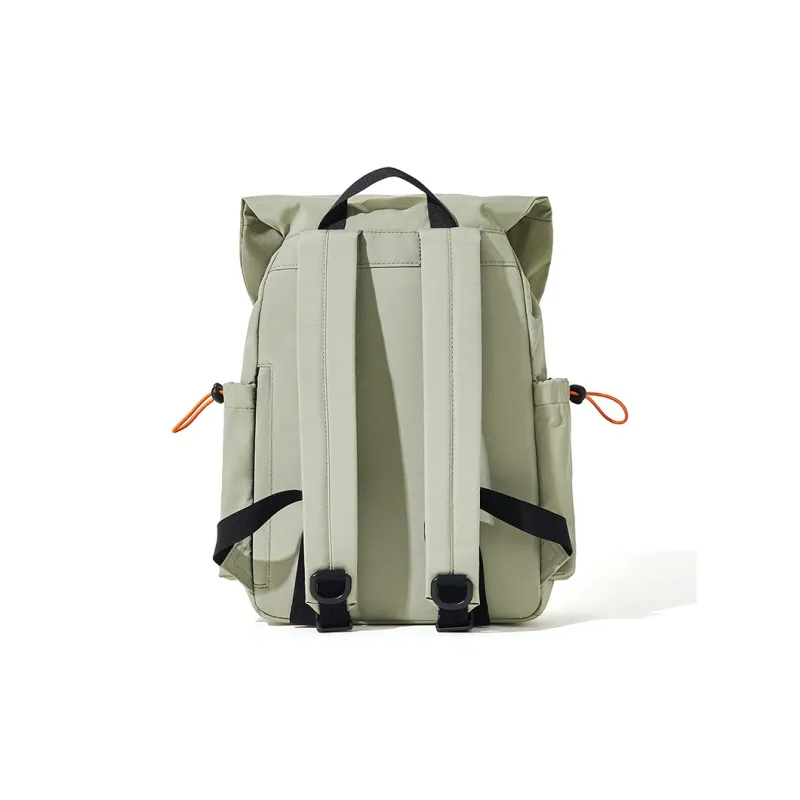 BOSTANTEN Fabric Backpack Unisex Black/Green-9