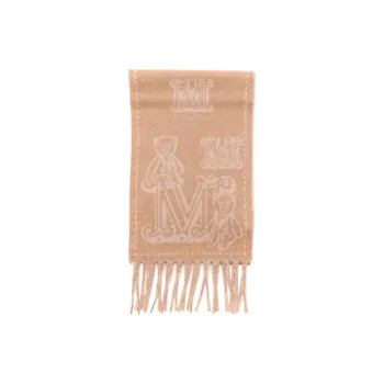 MaxMara Cashmere Knit Scarves Women's Brown