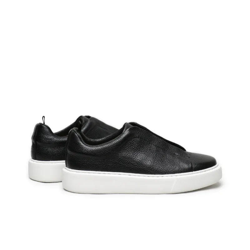 SAINTNJORD Low Top Skateboard Shoes Men's Black-4