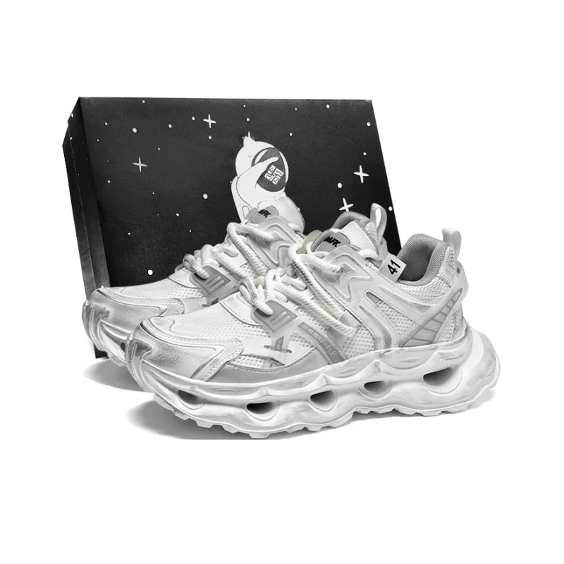 12345 Wear-resistant And Lightweight Low-Top Chunky Sneakers Men's-1
