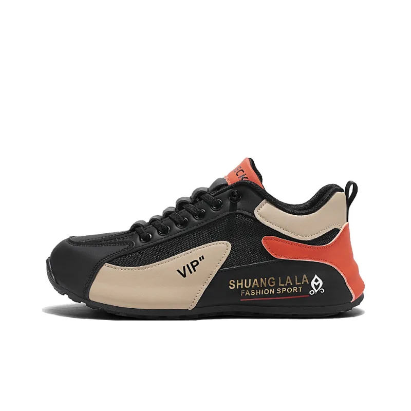 Boogie Bear Casual Shoes Men Low Top White Gray/Black Gray/Black Orange-6
