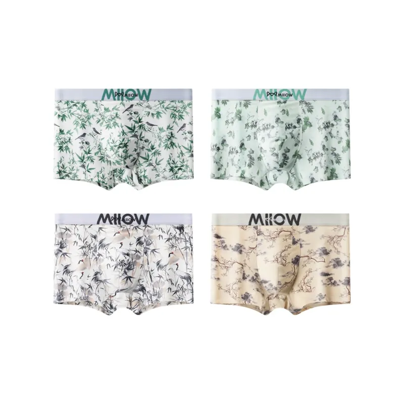 MIIOW Trend Party Series Underpants Men's 4 Pack-10