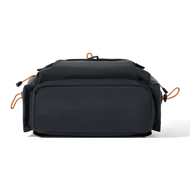 BOSTANTEN Fabric Backpack Unisex Black/Green-5