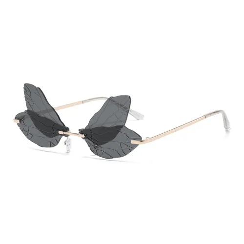NOME Metal Plastic Irregular Shape Sunglasses Unisex