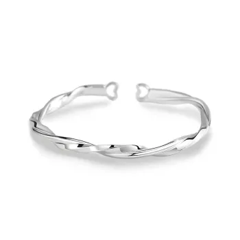 Central Fashion 999 Fine Silver Bangles Women's