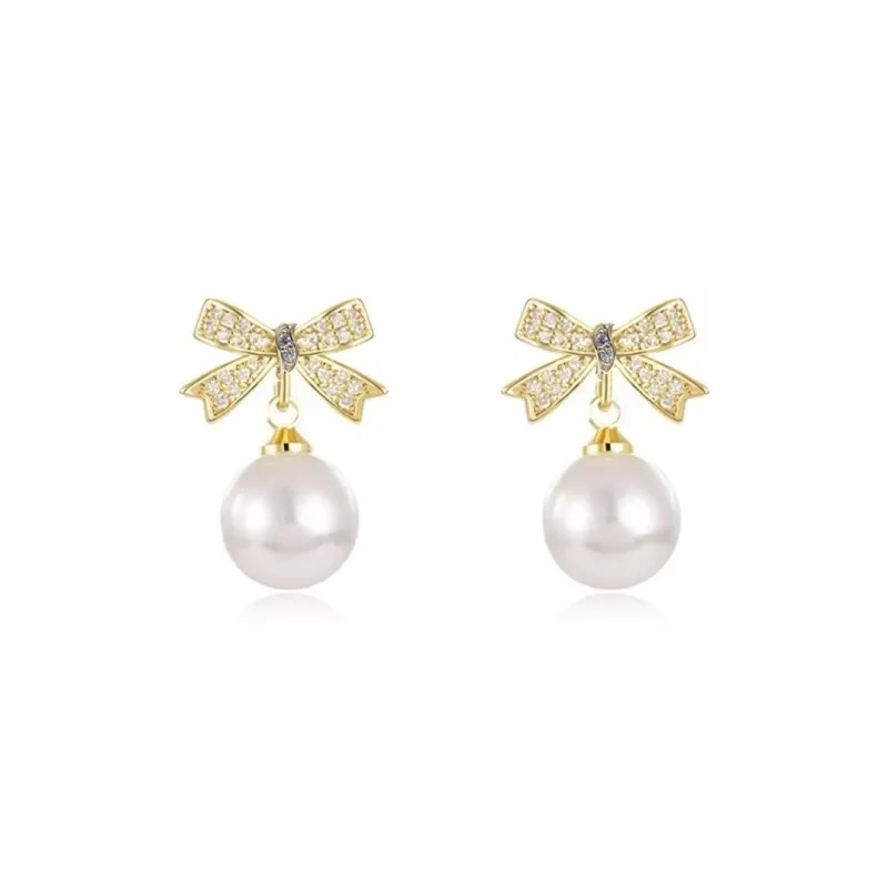 Beth Jewelry Pearl Stud Earrings Women's-0