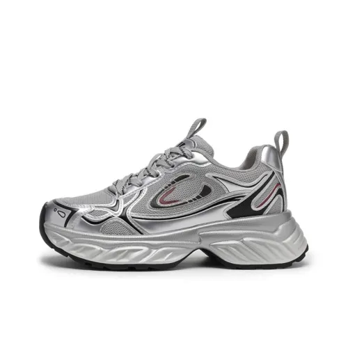 WOOS BOBO Cushioning Lightweight Height Increasing Low Top Chunky Sneakers Women's