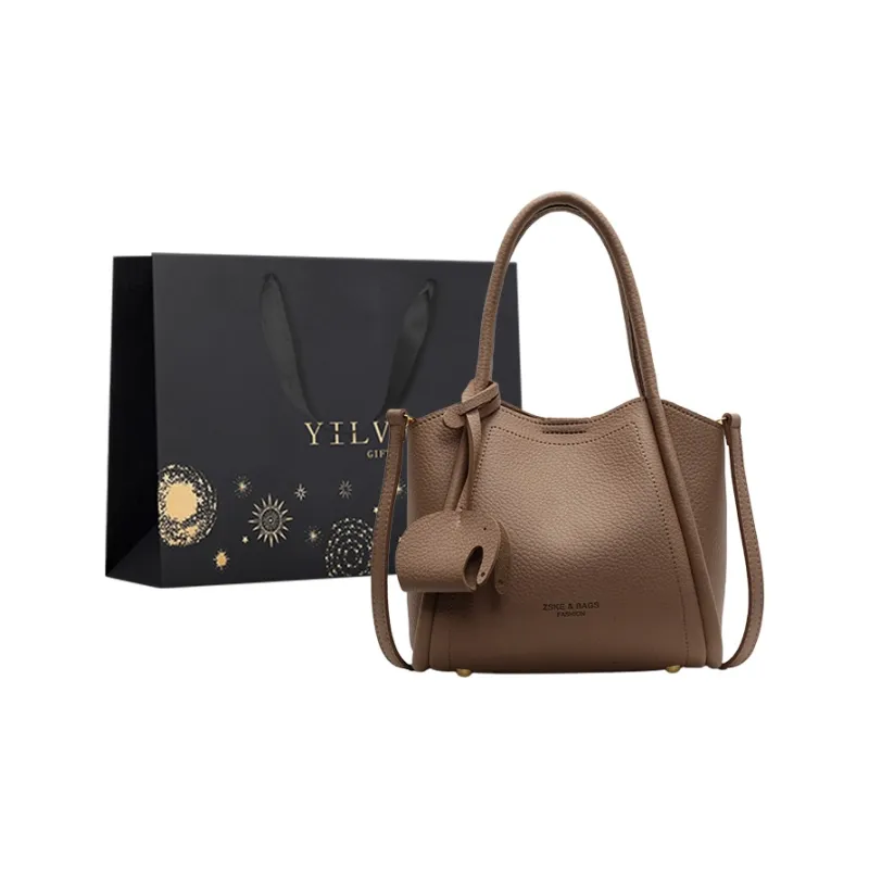 Yi Brigade PU Handbag Regular Women's Ecru/Black/Silver/Pink/Red/Khaki-7