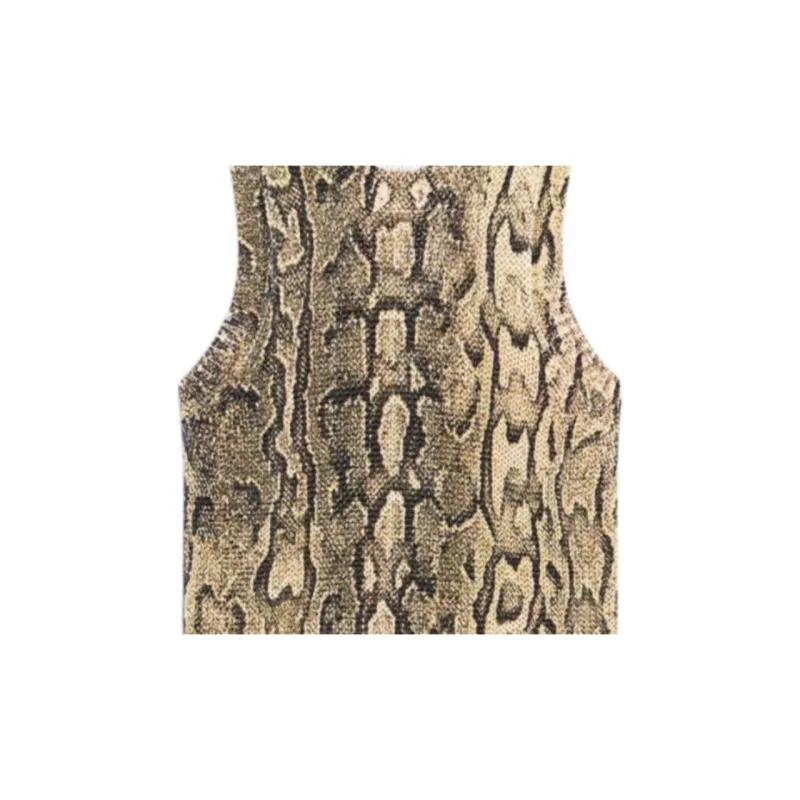 DRIES VAN NOTEN Snake print Top-4