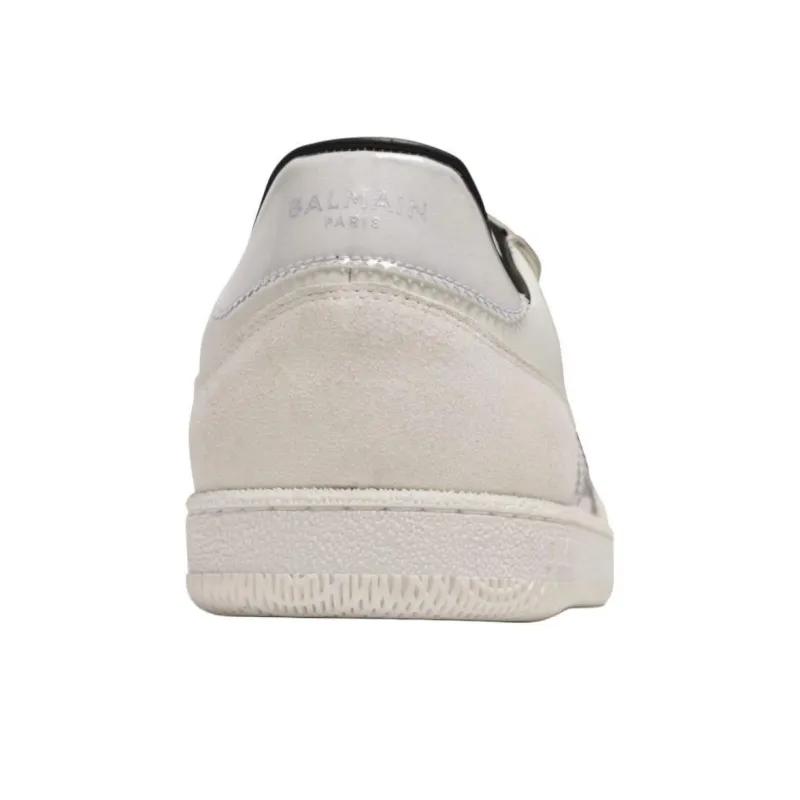 BALMAIN Swan Low Top Skateboard Shoes Men's White-5
