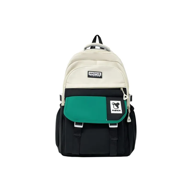 Alcohol Dragon Nylon Fabric Backpack Unisex Multicolor-18