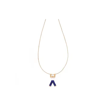 LOEWE Enamel, Cotton Sterling Silver Necklaces Women's Multicolor
