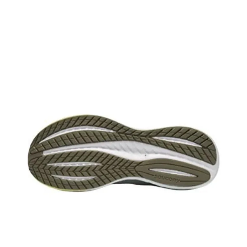 Saucony TRIUMPH 22 Cushioning Wear Resistant Low Top Running Shoes Unisex Gray Green-4