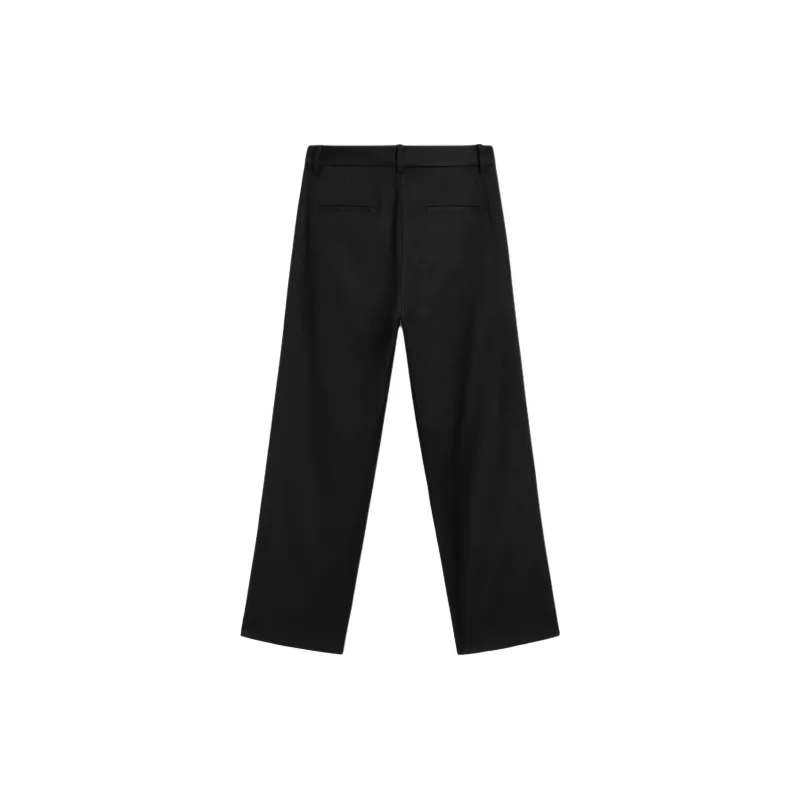 Massimo Dutti Casual Pants Women's Black-1
