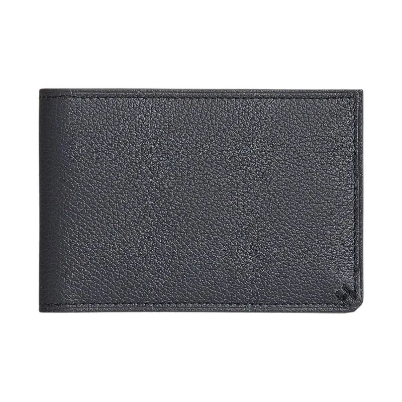HERMES H Sellier Evercolor Calfskin Card Holder Regular Men's 89 Noir Black-0