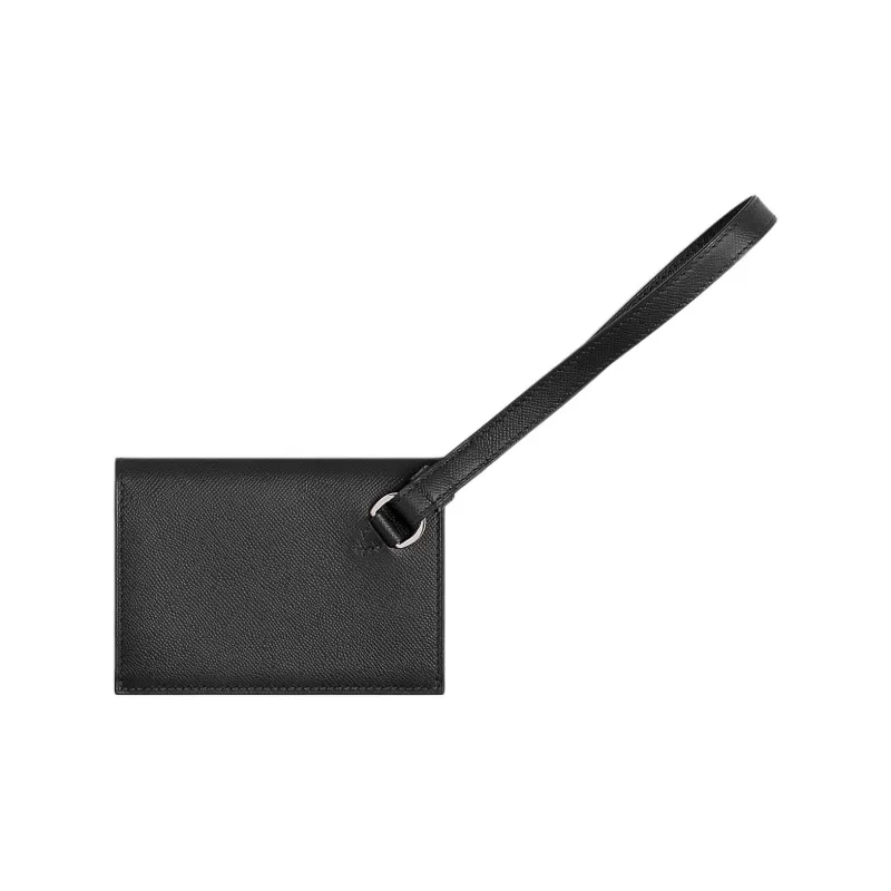 HERMES Kelly Pocket Madame Calfskin Clutches Wallets Women's 89 Noir Black-1