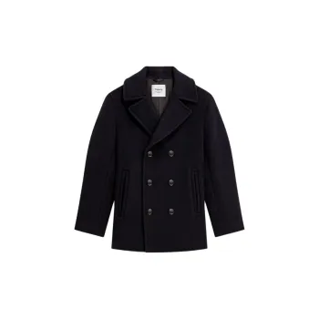 THEORY Coats Men Navy Blue XHX
