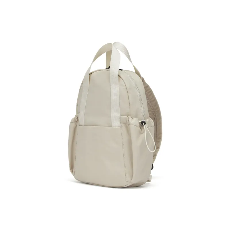 Hotwind Fabric Backpack Medium Size Women's Light Green/Beige-3