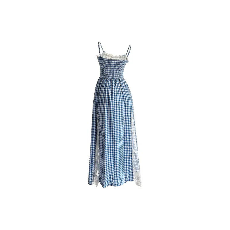 Aghr Slip Dress Women's Sky Blue-1