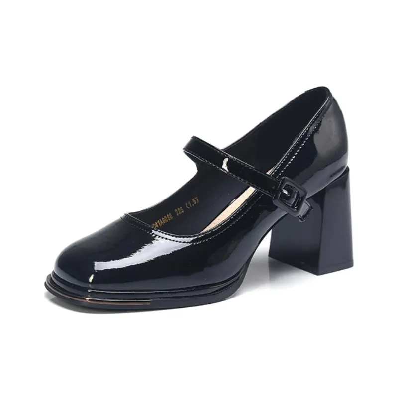BBMTR Chunky Heel High Heels Women's-0