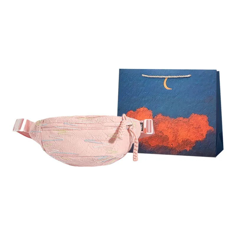 Elsvet Nylon Sling Bag Regular Women's White/Black/Yellow/Blue/Pink-10