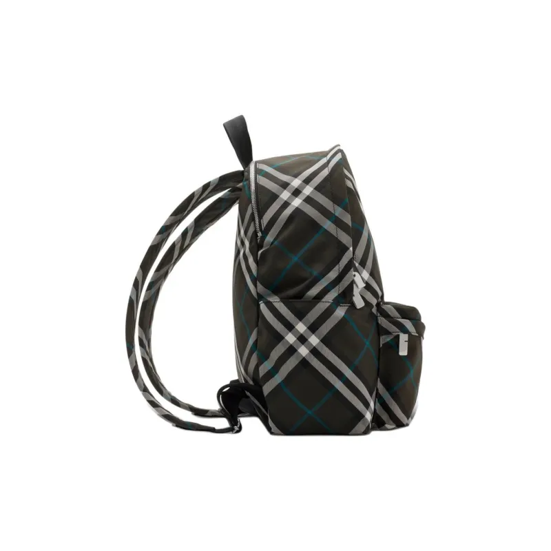 Burberry Polyester Backpack Small Size Men's Comfort Brown-1