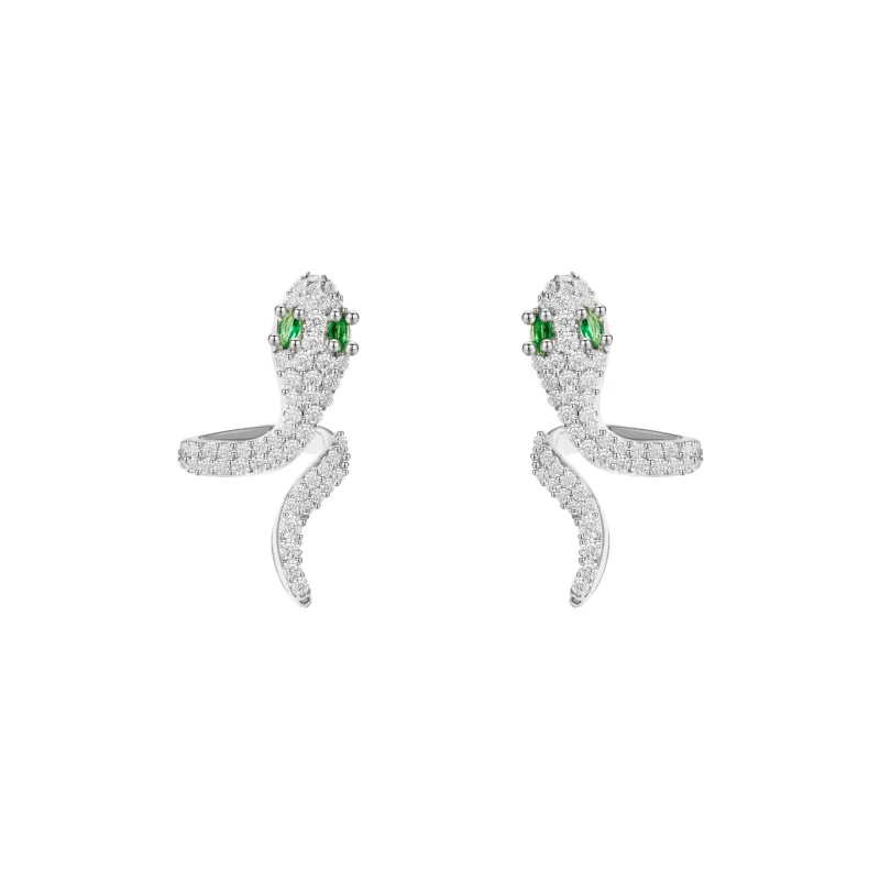 KEYS VIA Copper Alloy Stud Earrings Women's-5