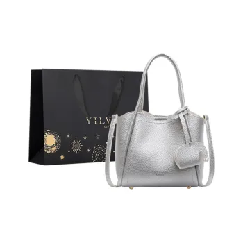 Yi Brigade PU Handbag Regular Women's Ecru/Black/Silver/Pink/Red/Khaki