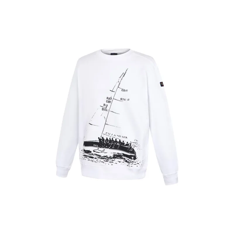 Paul & Shark Yachting Sweatshirt Men's White-1